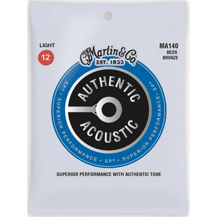 Martin MA140 80-20 Acoustic Guitar String Bronze