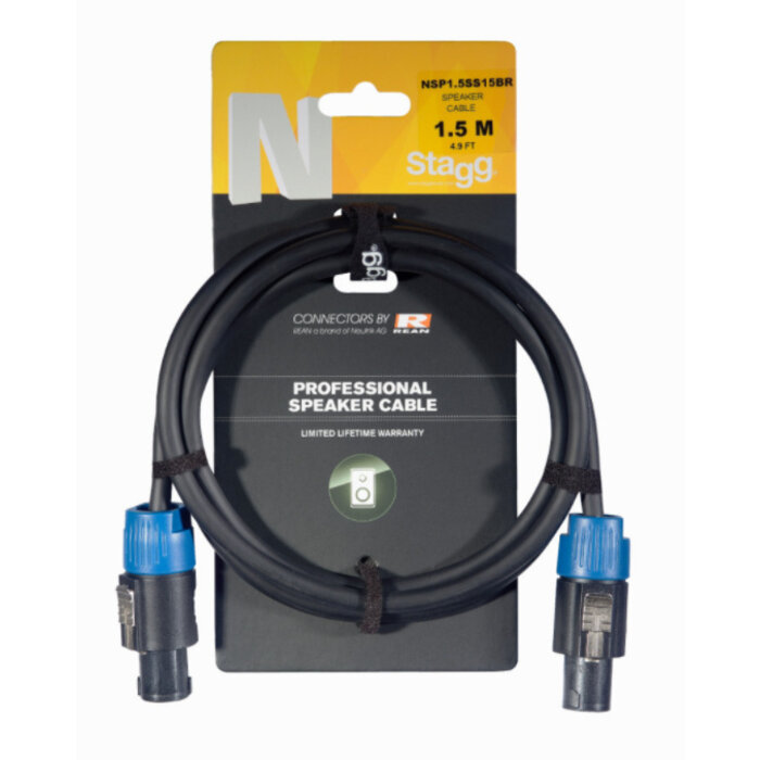 Stagg 1.5M/5F-1.5 CBL SP-SP 4P/2W DL
