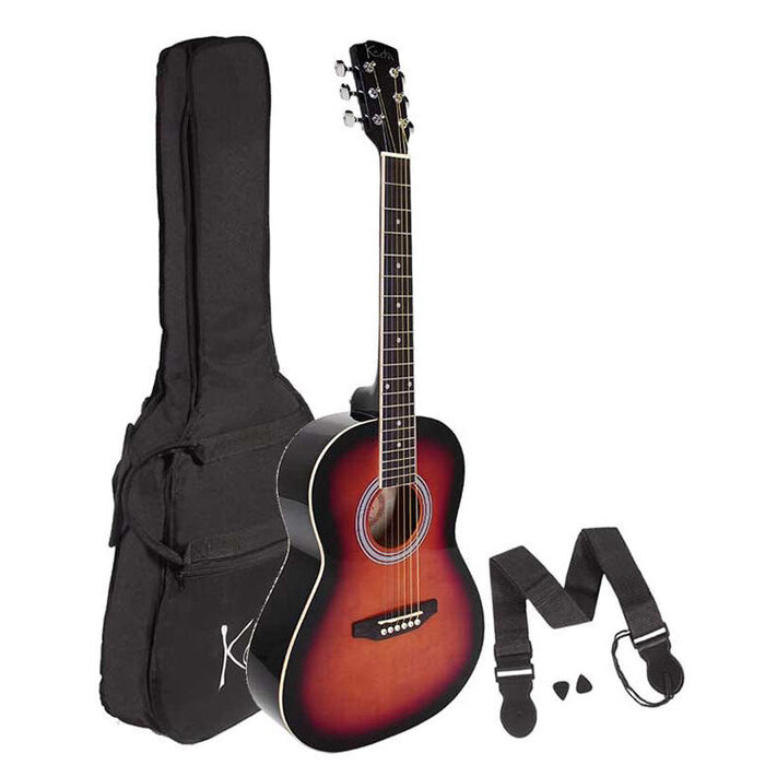 Koda 3/4 Size Left Handed Acoustic Guitar Pack - Sunburst