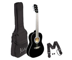 Koda 3/4 Size Acoustic Guitar Pack Black