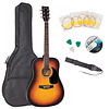 Encore EWP-100SB Dreadnought Outfit - Sunburst