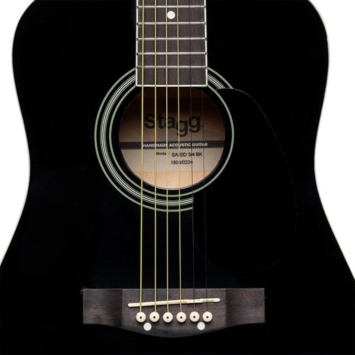Stagg 3/4 Dreadnought Acoustic Guitar Black