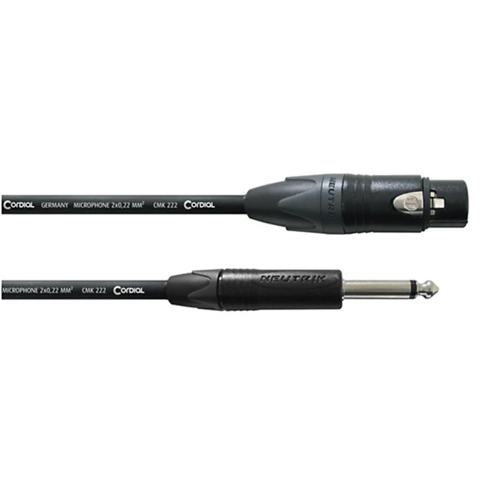 Cordial Peak 5M Microphone Cable