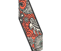 Stagg Woven Strap Paisley 1 Red