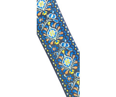 Stagg Woven Strap Nylon Jimi Blue