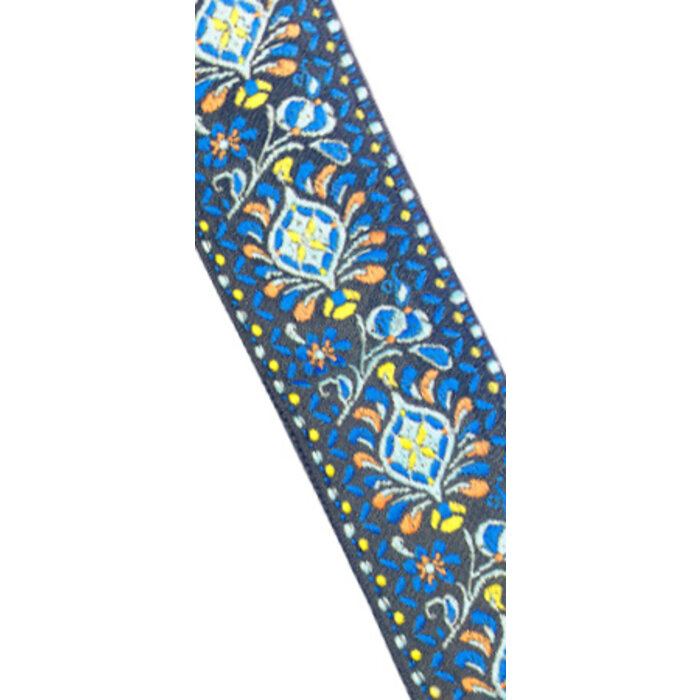 Stagg Woven Strap Nylon Jimi Blue