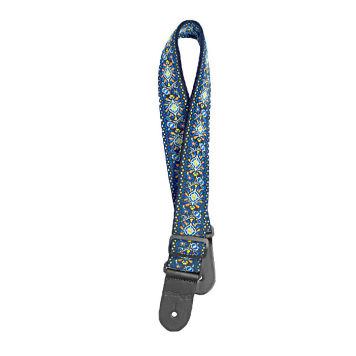 Stagg Woven Strap Nylon Jimi Blue