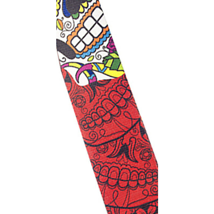 Stagg Terylene Strap Mex SK Red