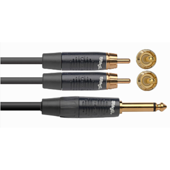 Stagg 10CM/0.3F Y Adapter PL-2RCAM DL