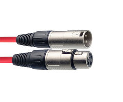 Stagg 10M/33F Red Mic CBL XLRf−Xlrm