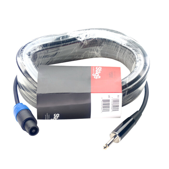 Stagg 15M/50FT 16GA SPK-PLG Speaker Cable
