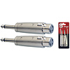Stagg 2 XLR Female to Jack Male Adapter Metal