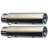 Stagg 2 XLR Female/Xlr Male Adaptor Met