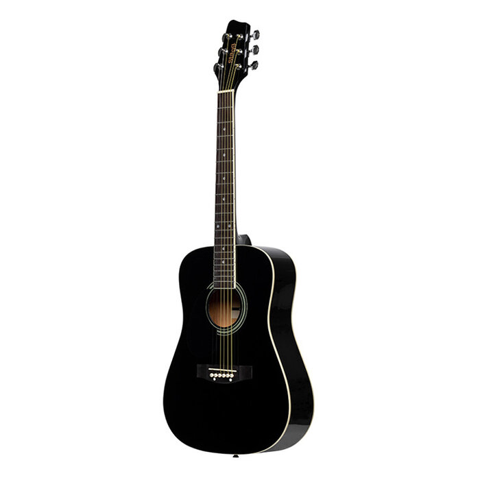 Stagg 3/4 Dreadnought Acoustic Guitar Lefthand Black