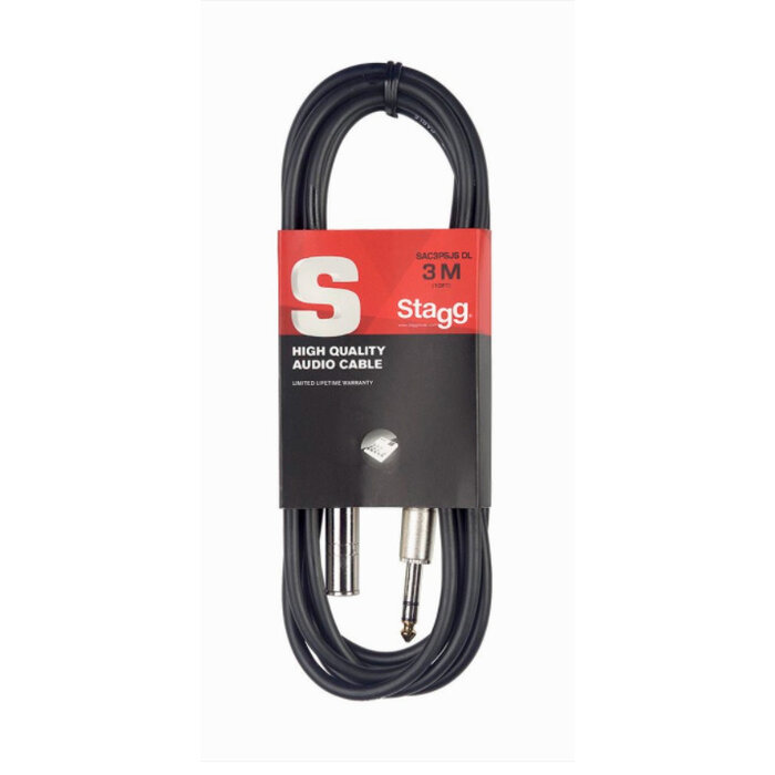 Stagg 3M/10F Audio Deluxe Plug Jack