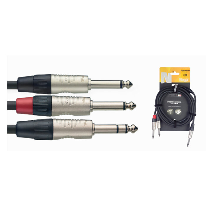 Stagg 3M/10F Split ST.PLUGâˆ’2PLUG DLX