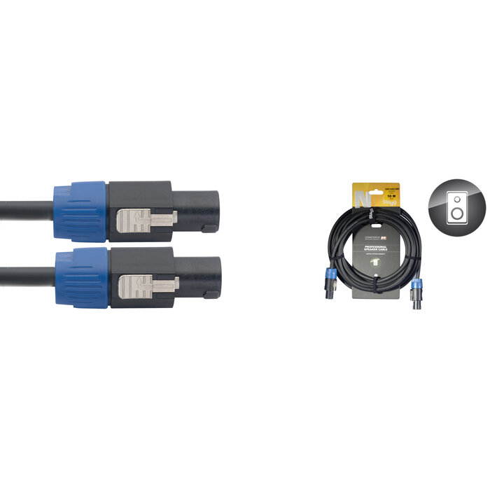 Stagg 6M/20F-1.5 Cable Sp-Sp 4P/2W Dlx