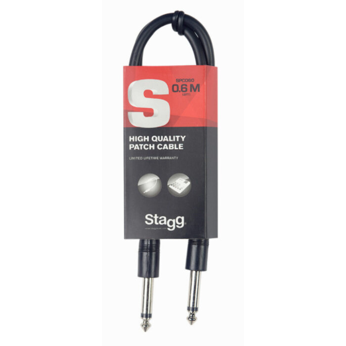 Stagg 60Cm/2Ft-Patchcable Plug-Plug
