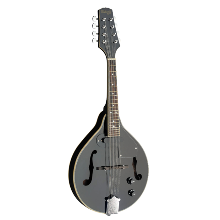 Stagg Acoustic-Electric Mandolin Nato Black