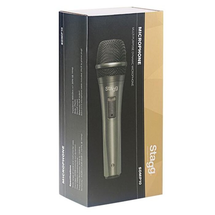 Stagg Dynamic Microphone + Plastic Cable Xlr/Plug