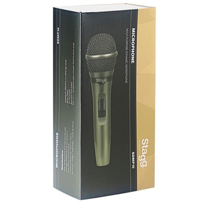 Stagg Dynamic Microphone + Plastic Cable Xlr/Plug
