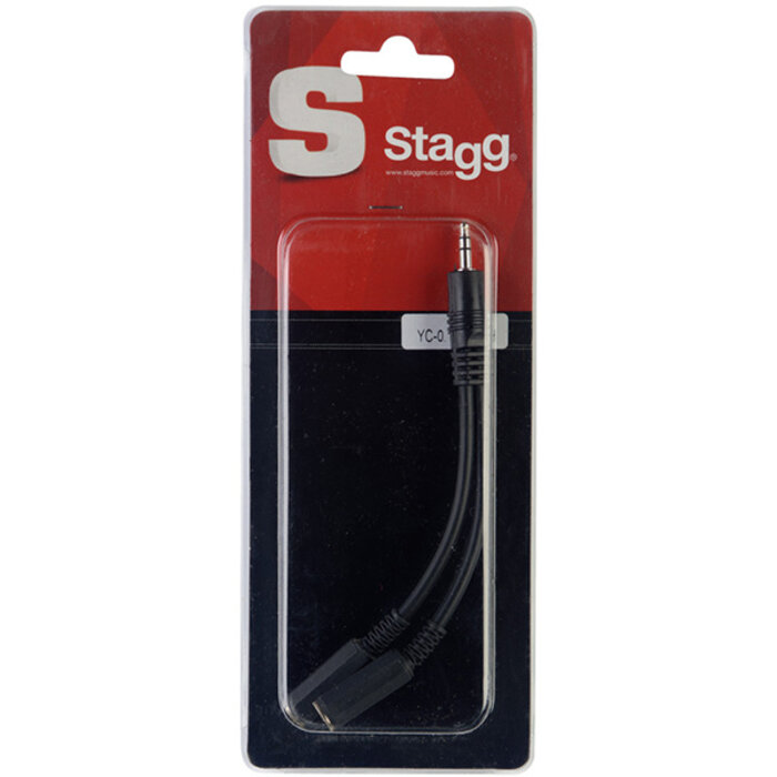 Stagg Mini Stereo Jack To Two Female Mini Mono