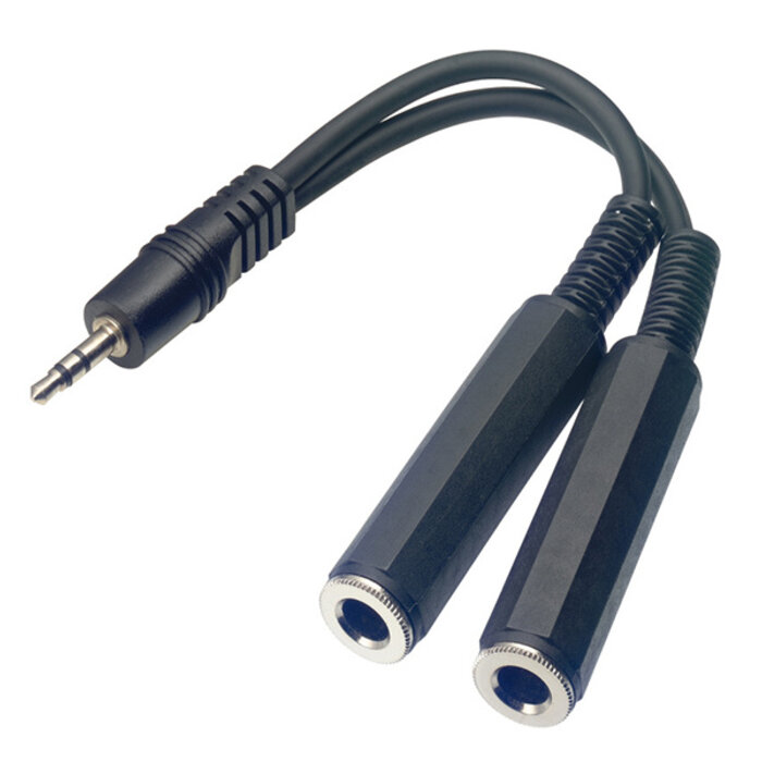 Stagg Mini Jack To Two Stereo Female Jack