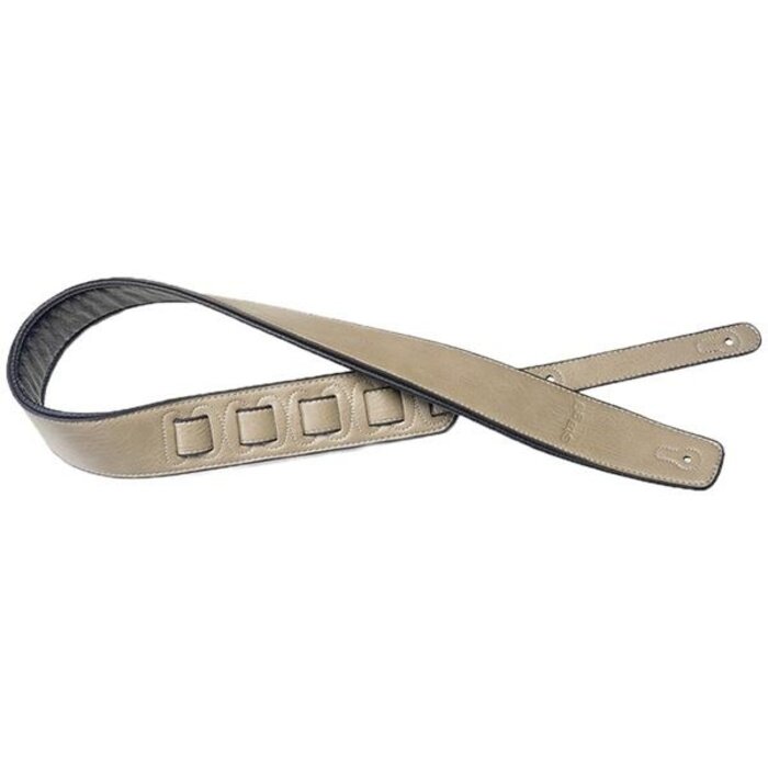 Stagg Padded Leather Strap Beige