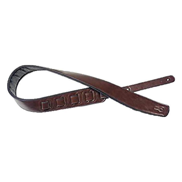 Stagg Padded Leather Strap Brown