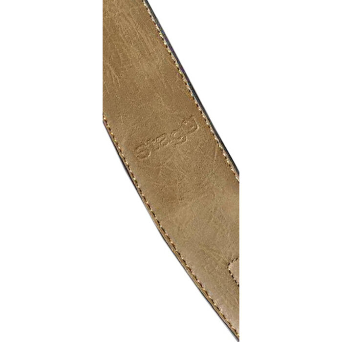 Stagg Padded Leather Strap Copper