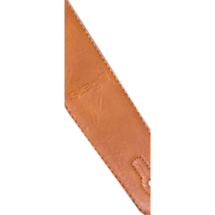 Stagg Padded Leather Strap Honey