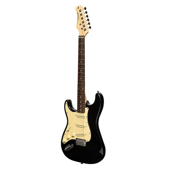 Stagg STD Serie-S 30 Electric Guitar Black Lefthand