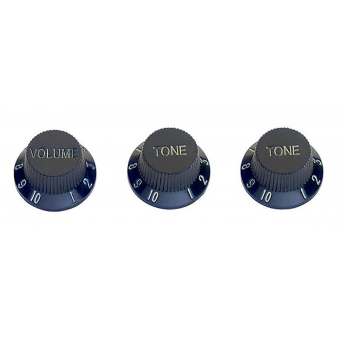 Stagg Strat Volume Tone Buttons Black