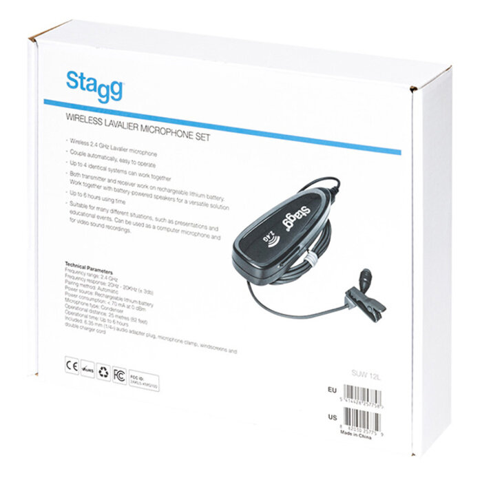 Stagg SUW12L 2.4Ghz Lavalier Microphone Set