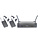 SUW50LLEG UHF Wireless 2 Lavalier  Microphones 863.8-864