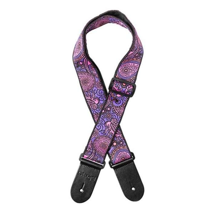 Stagg Woven Strap Paisley 1 Pink