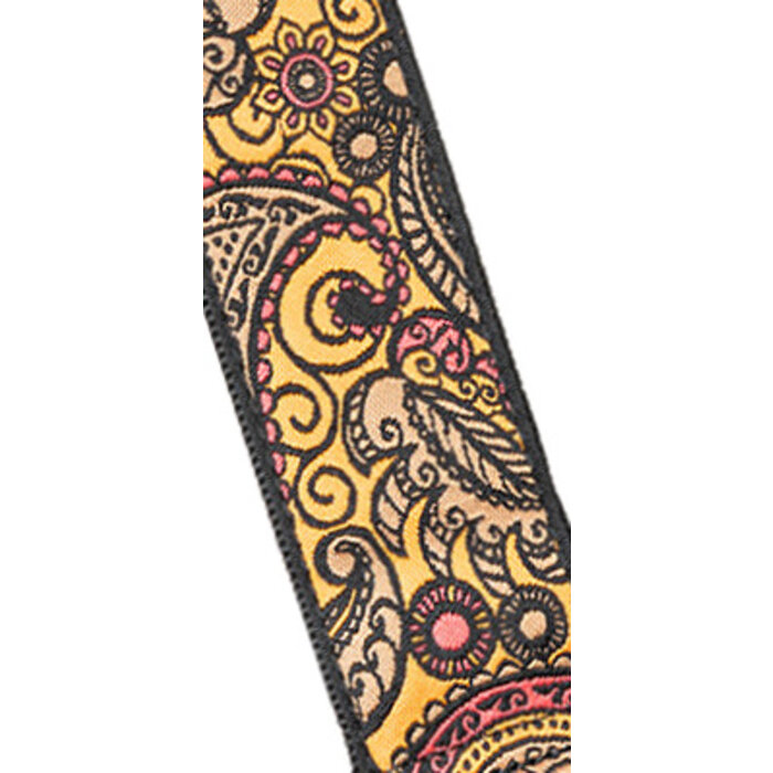 Stagg Woven Strap Paisley 1 Orange