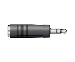 3.5 mm Stereo Jack Plug to 6.3 stereo socket
