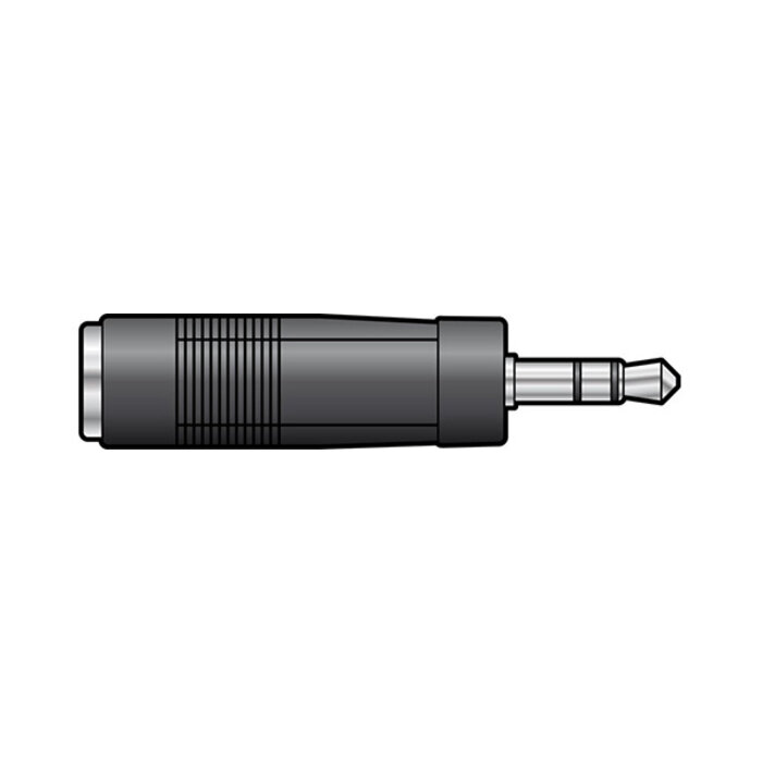3.5 mm Stereo Jack Plug to 6.3 stereo socket