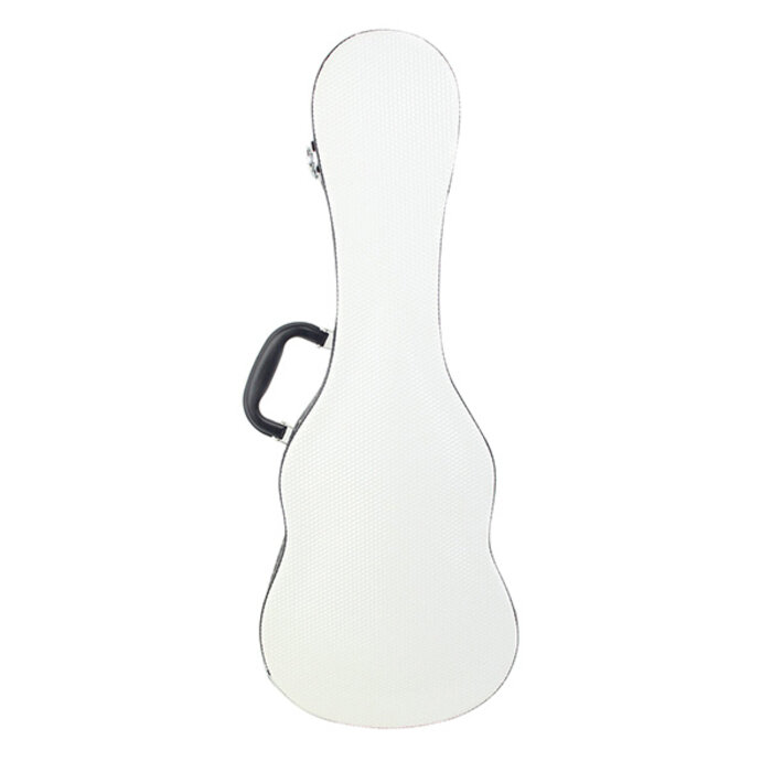 Aiersi Hardshell Concert Ukulele Case White And Black