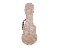 Aiersi Woven Straw Design Hard Soprano Ukulele Case