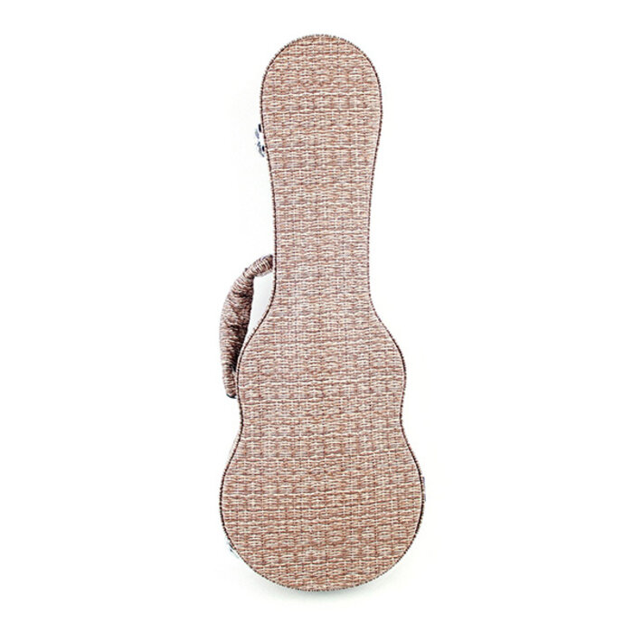 Aiersi Woven Straw Design Hard Soprano Ukulele Case