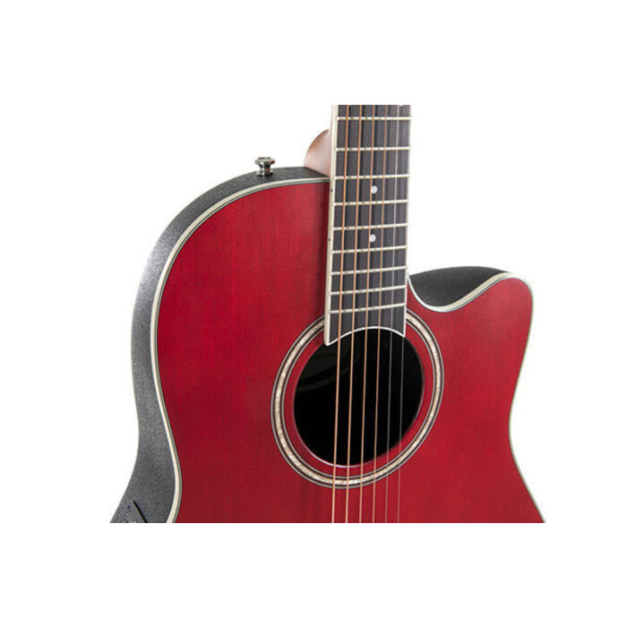 Applause E-A Guitar CS Mid-Cut AB24-2S Ruby Red Satin