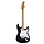STG 003SPLM Electric Guitar Maple Neck Black