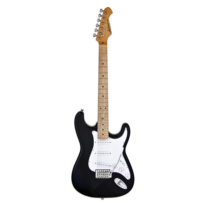 Aria STG 003SPLM Electric Guitar Maple Neck Black
