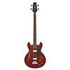 Aria Tab Semi Aco Bass, Wine Red