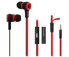 Avlink Stereo Earphones Flat Cable Red