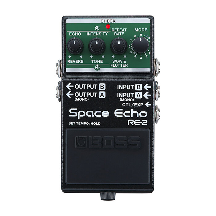 Boss RE-2 Legendary Space Echo Sound In A Compact Pedal