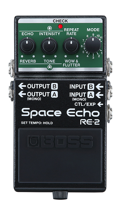 Boss RE-2 Legendary Space Echo Sound In A Compact Pedal
