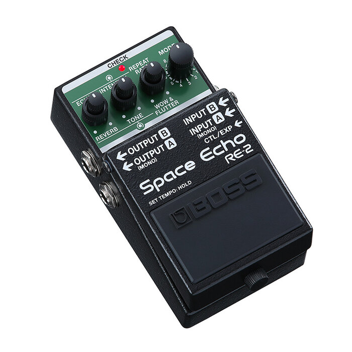 Boss RE-2 Legendary Space Echo Sound In A Compact Pedal